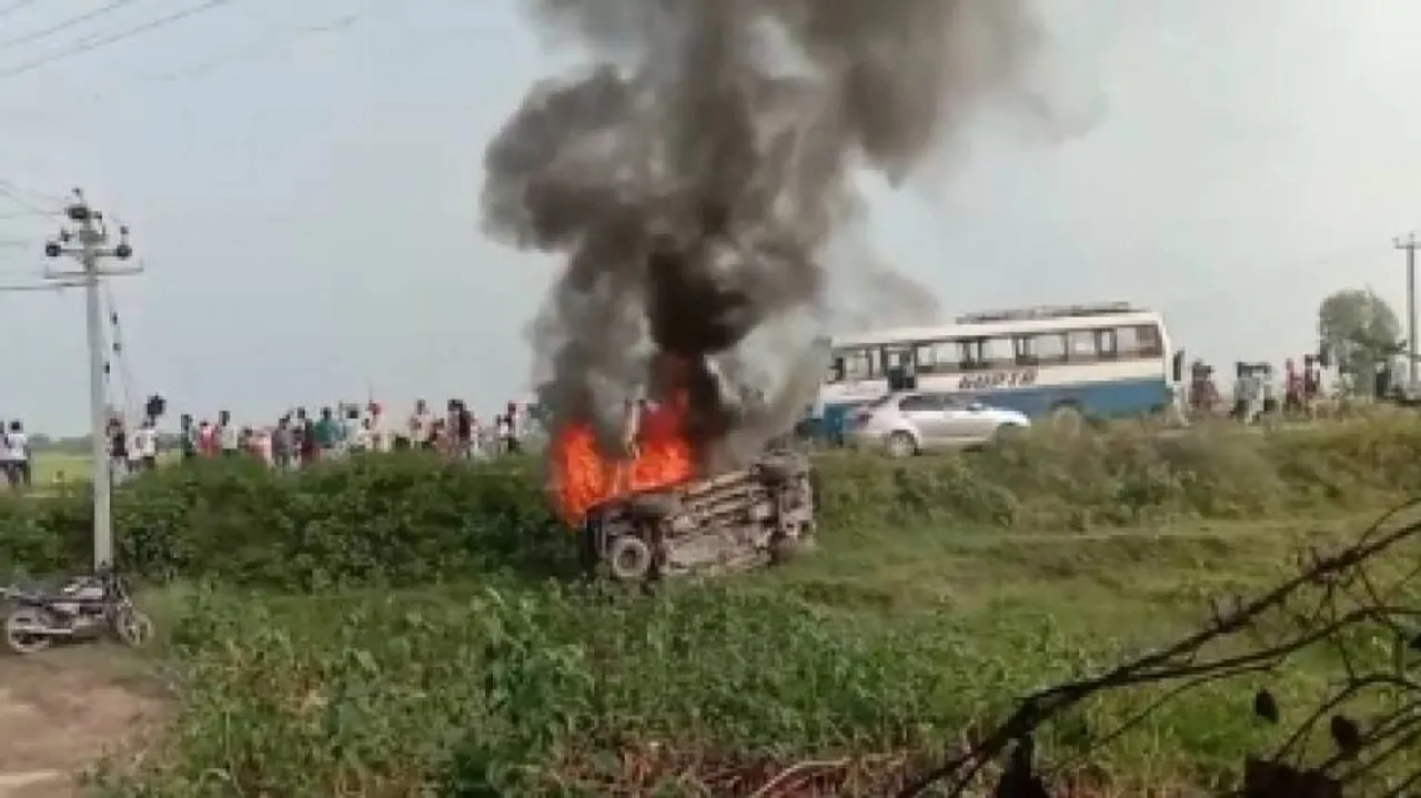Violence in UP's Lakhimpur-Kheri after farmers run over by vehicle