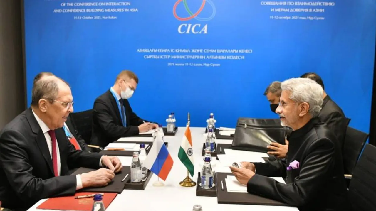 EMA Jaishankar Meets Russian Counterpart