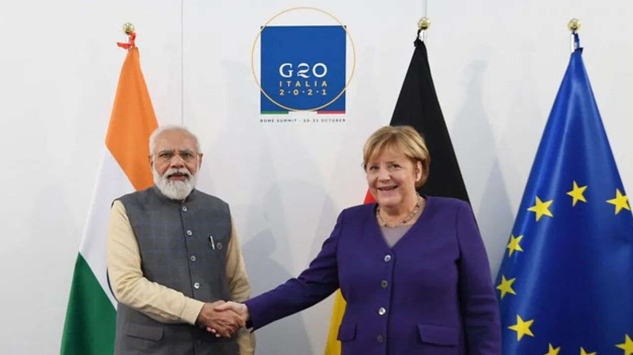 PM Modi Holds Extensive Deliberations On Bilateral Relations With German Chancellor Merkel