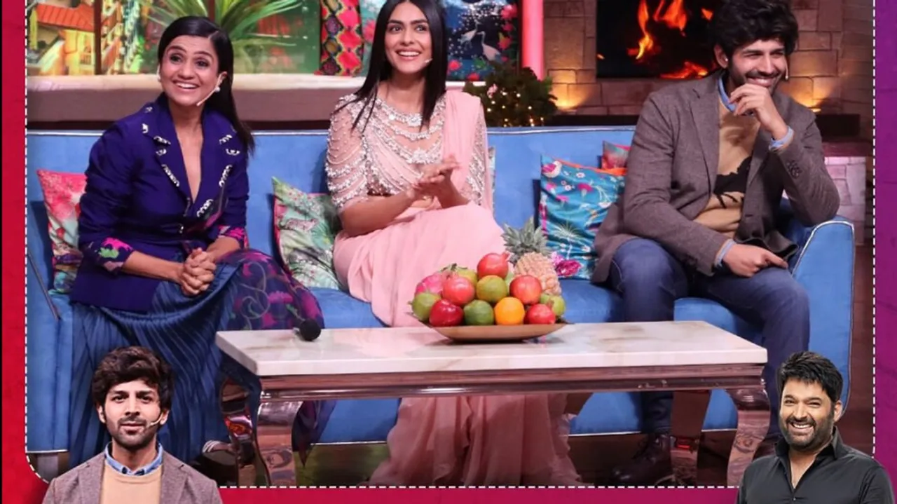 TKSS: Kartik Aaryan, Mrunal Thakur, Amruta Subhas 