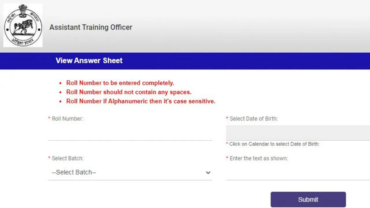 OSSC Releases ATO Main Exam Answer Key, Raise Objections By Dec 6
