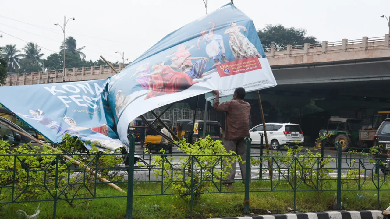 Cyclone Jawad impact in Bhubaneswar