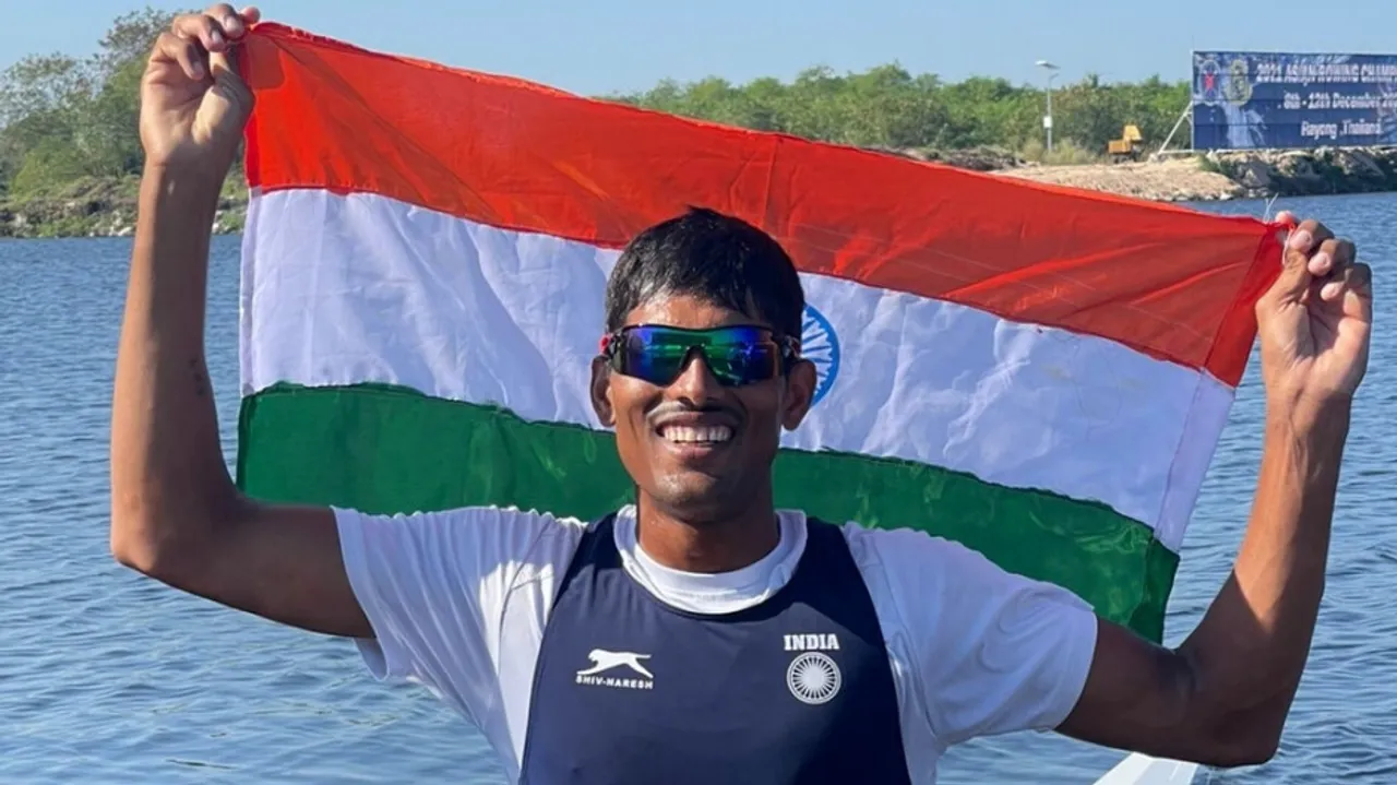 Olympian Arvind Singh Wins Gold In Asian Rowing C'ship