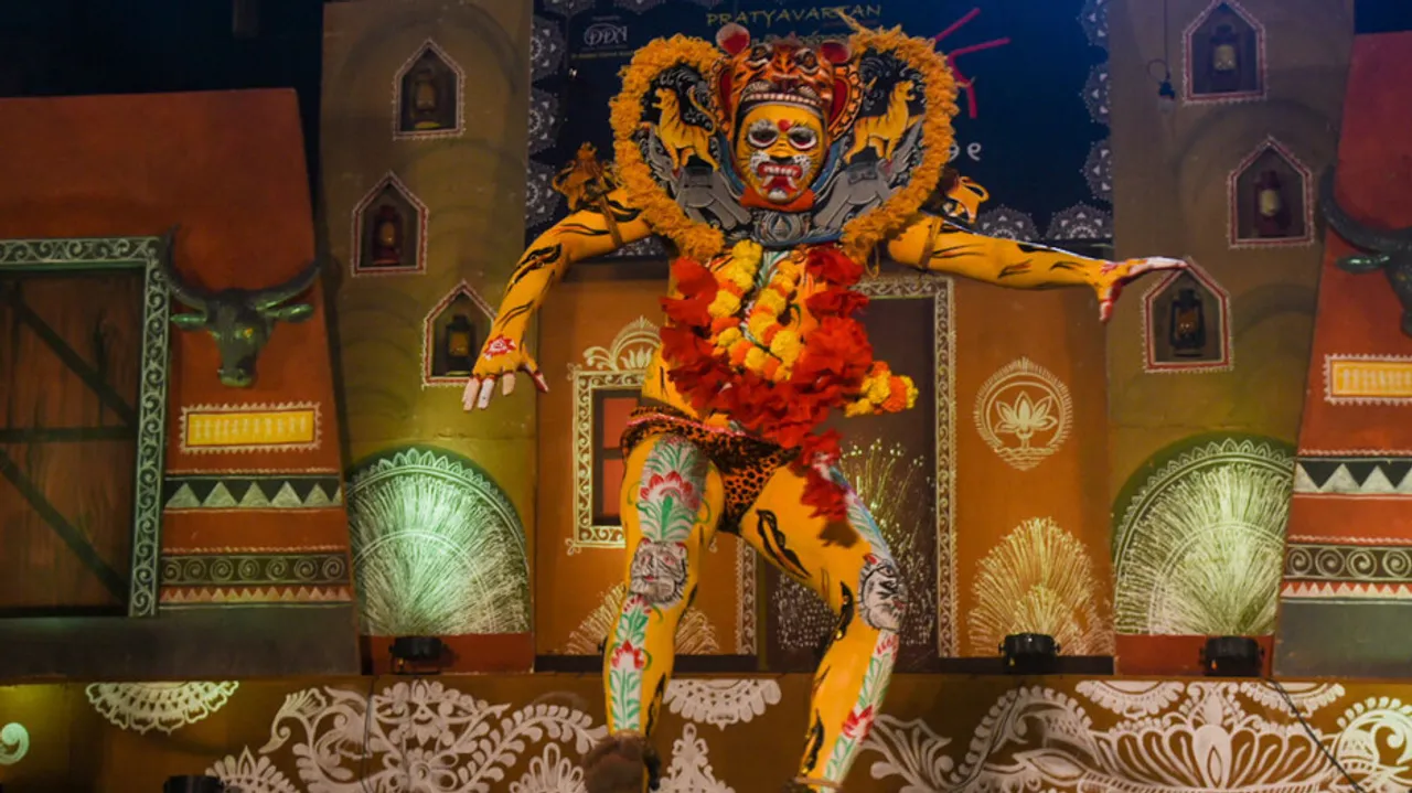 Bagha Nacha or Tiger Dance in Odisha