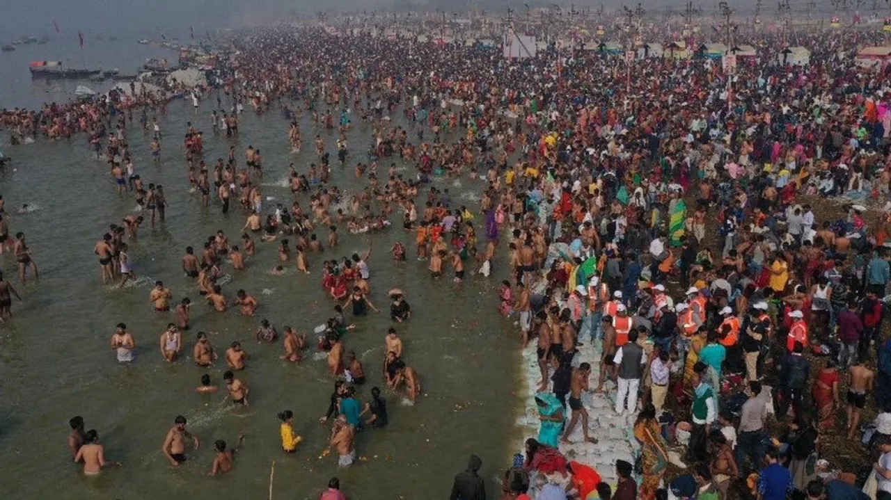 Ganga Changes Course, Leaves Less Land For Magh Mela In Prayagraj