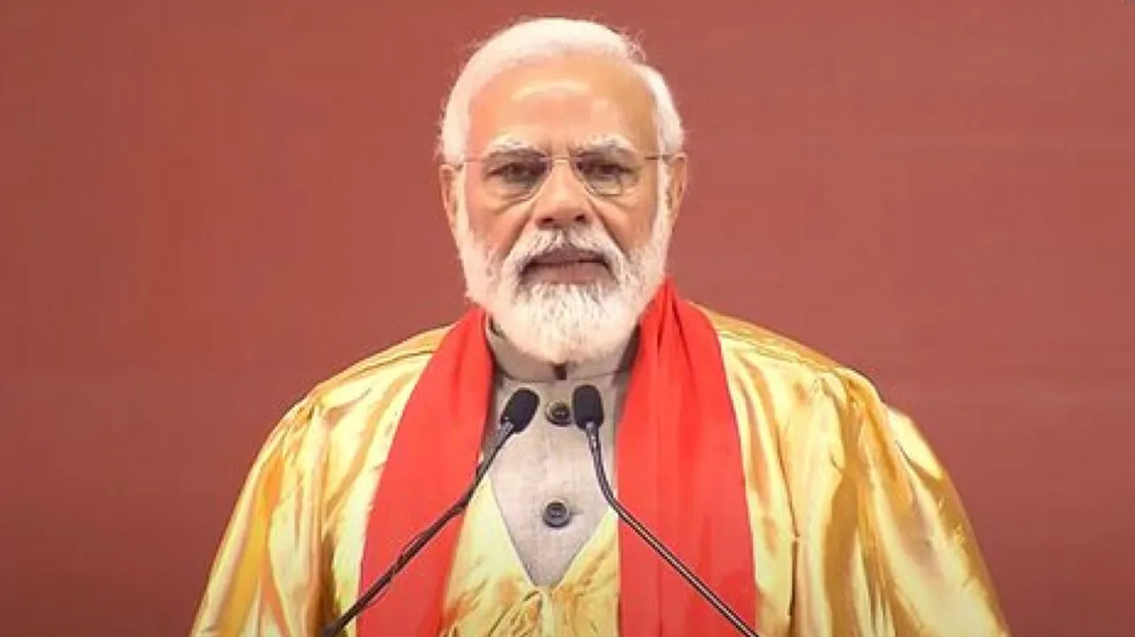 PM Modi Attends IIT Kanpur Convocation Ceremony