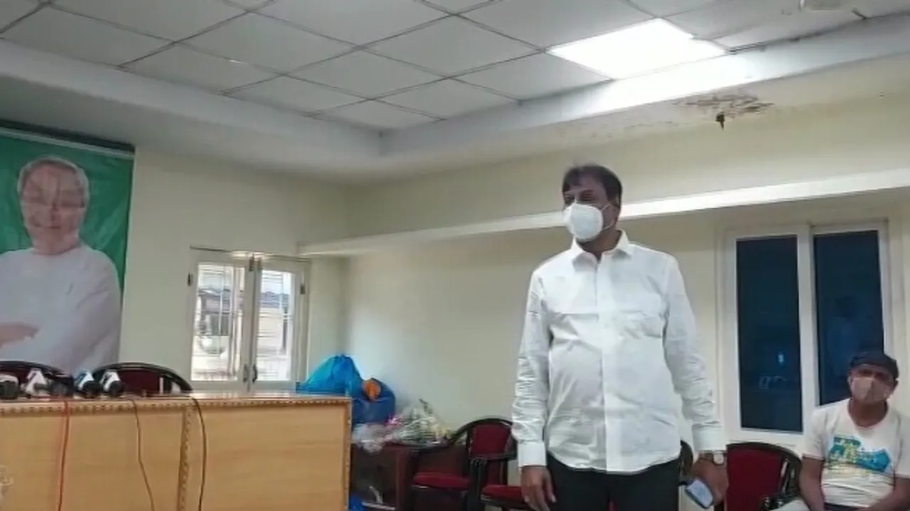 Suspended BJD MLA Prashant Jagdev Coordinates Mishrana Parva At Party Office