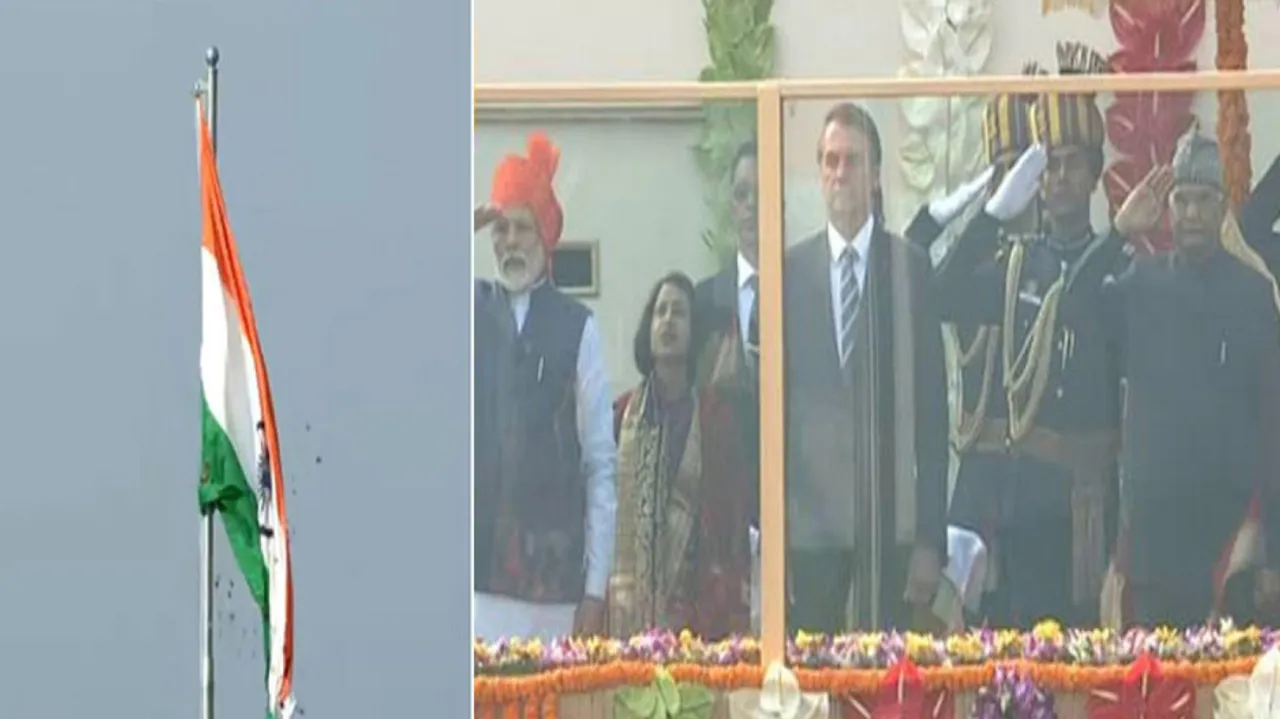 Tricolour Unfurled At Rajpath 