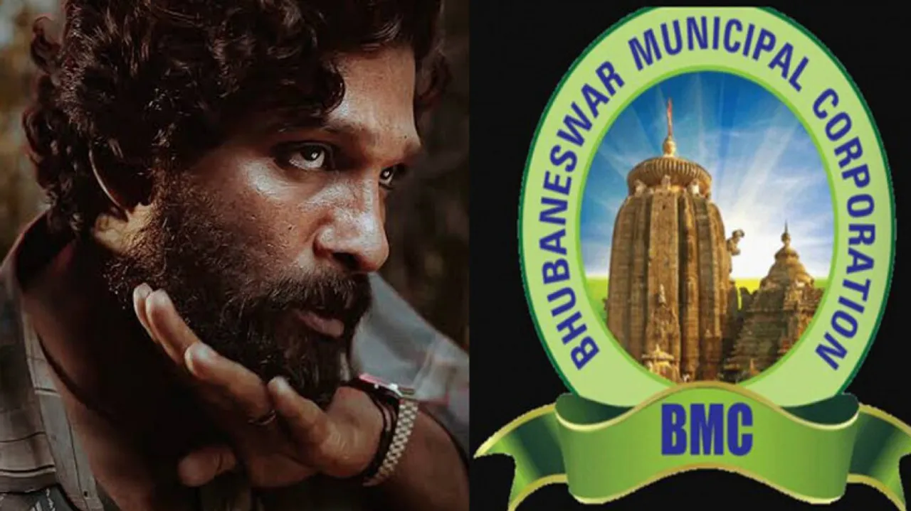 Pushpa Craze Hits BMC, Use Blockbuster Film Dialogue To Spread Cleanliness Message In Bhubaneswar