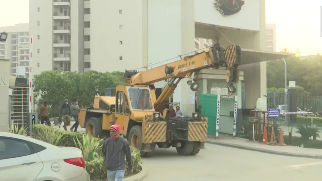 Portion Of Gurugram Building Collapses, One Dead