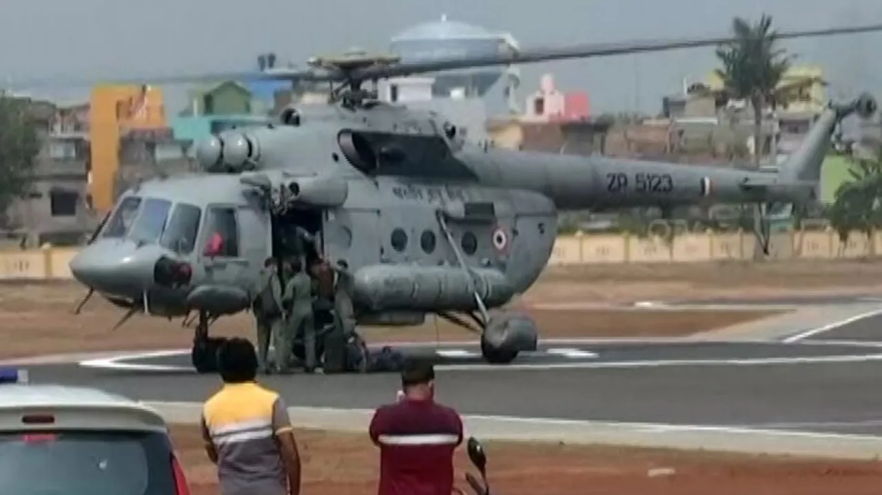 20 helipads with night landing facility built in LWE regions with 4 in Odisha; more soon