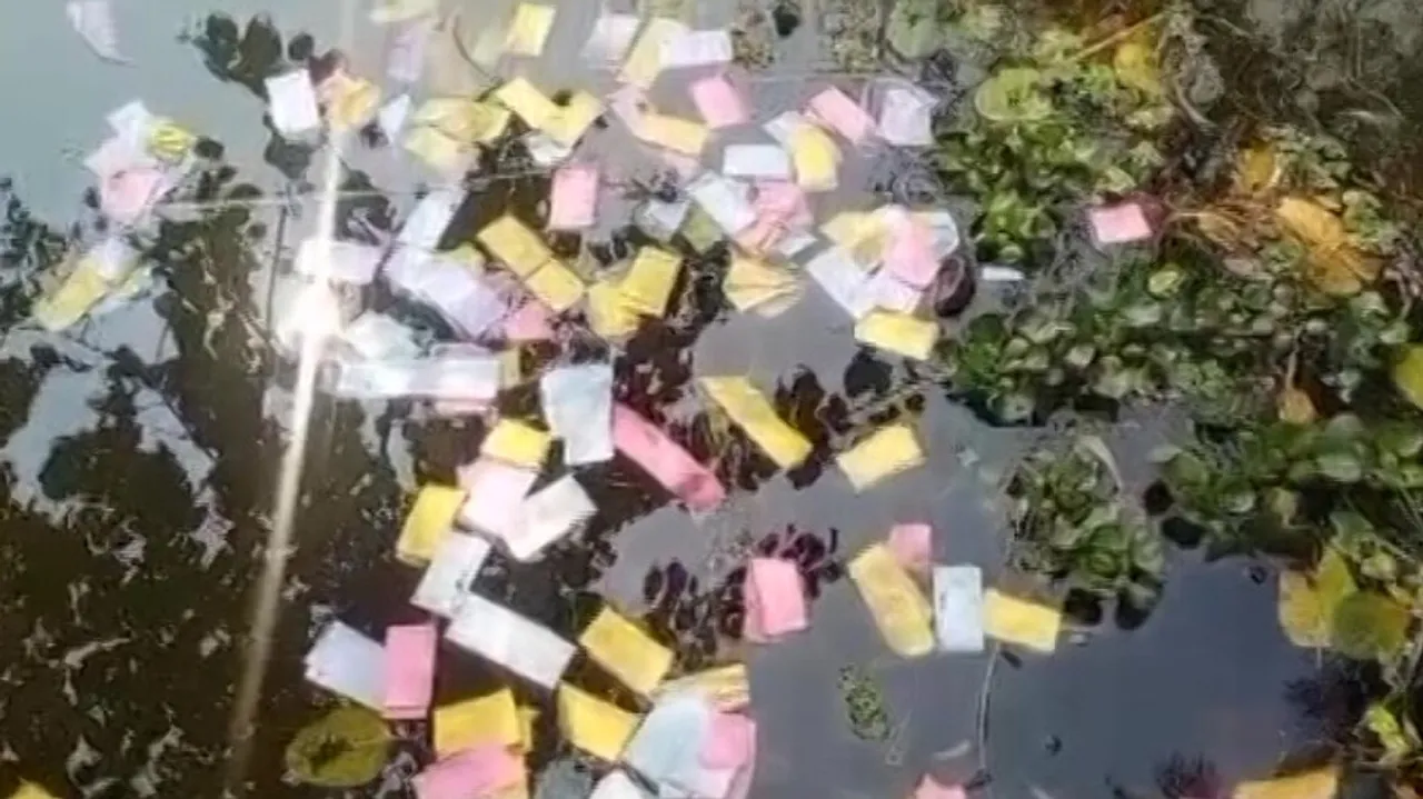Villagers, Incensed With Wrong Ballot Paper Folding, Throw Vote Box Into Pond