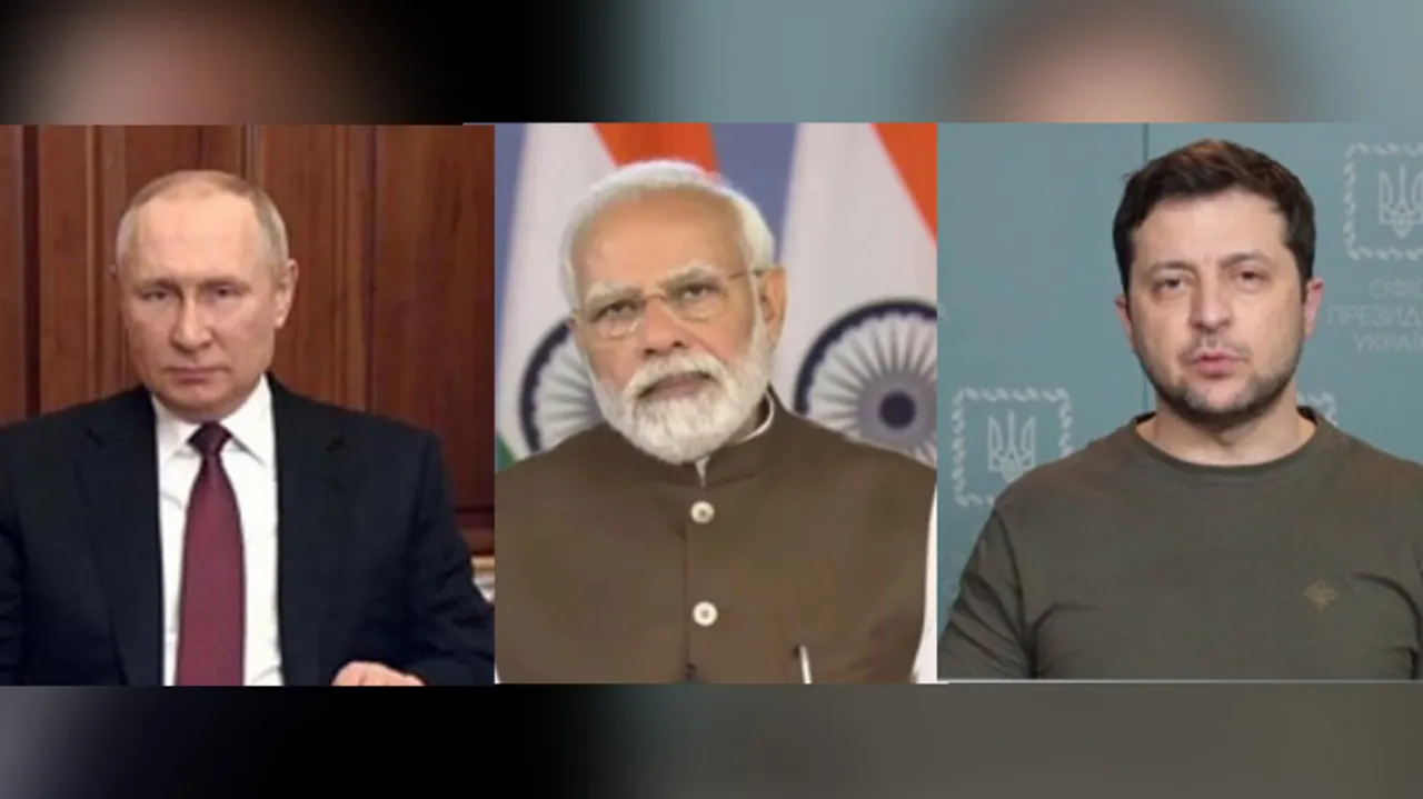 PM Modi Urges Putin To Hold Direct Talks With Zelensky