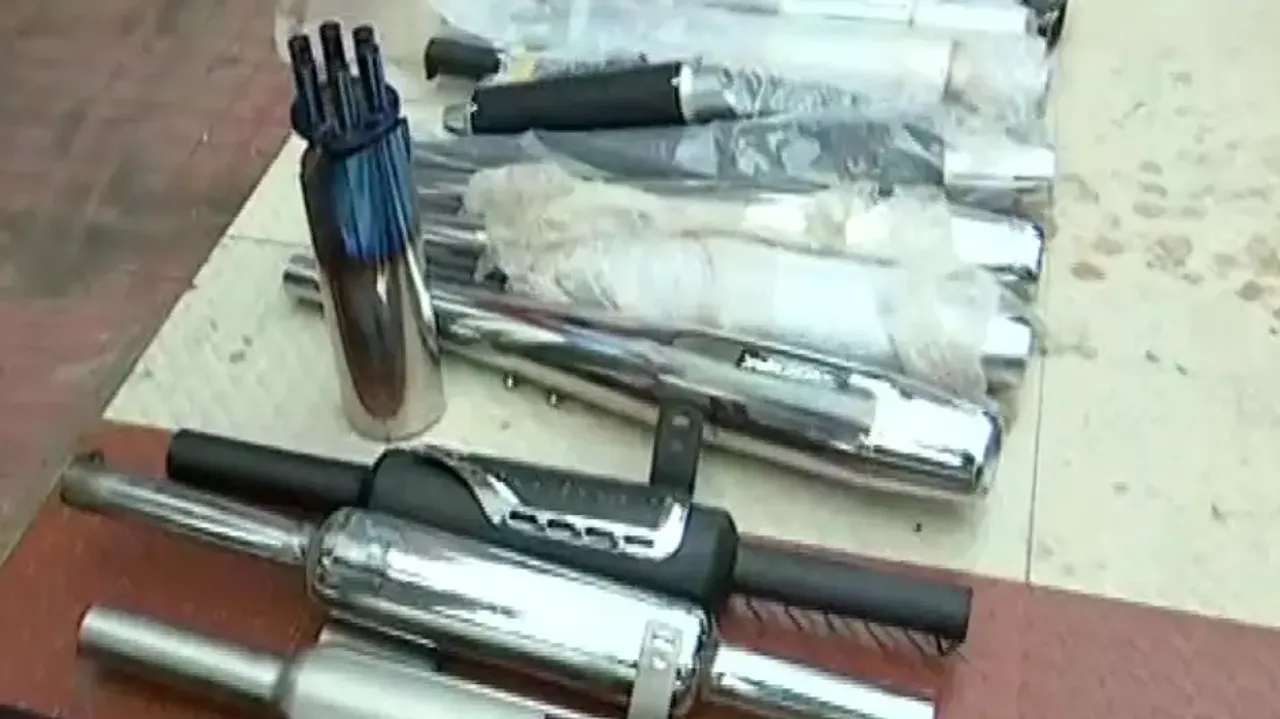 Crackdown On Modified Bike Silencers In Bhubaneswar; Several Shops Raided