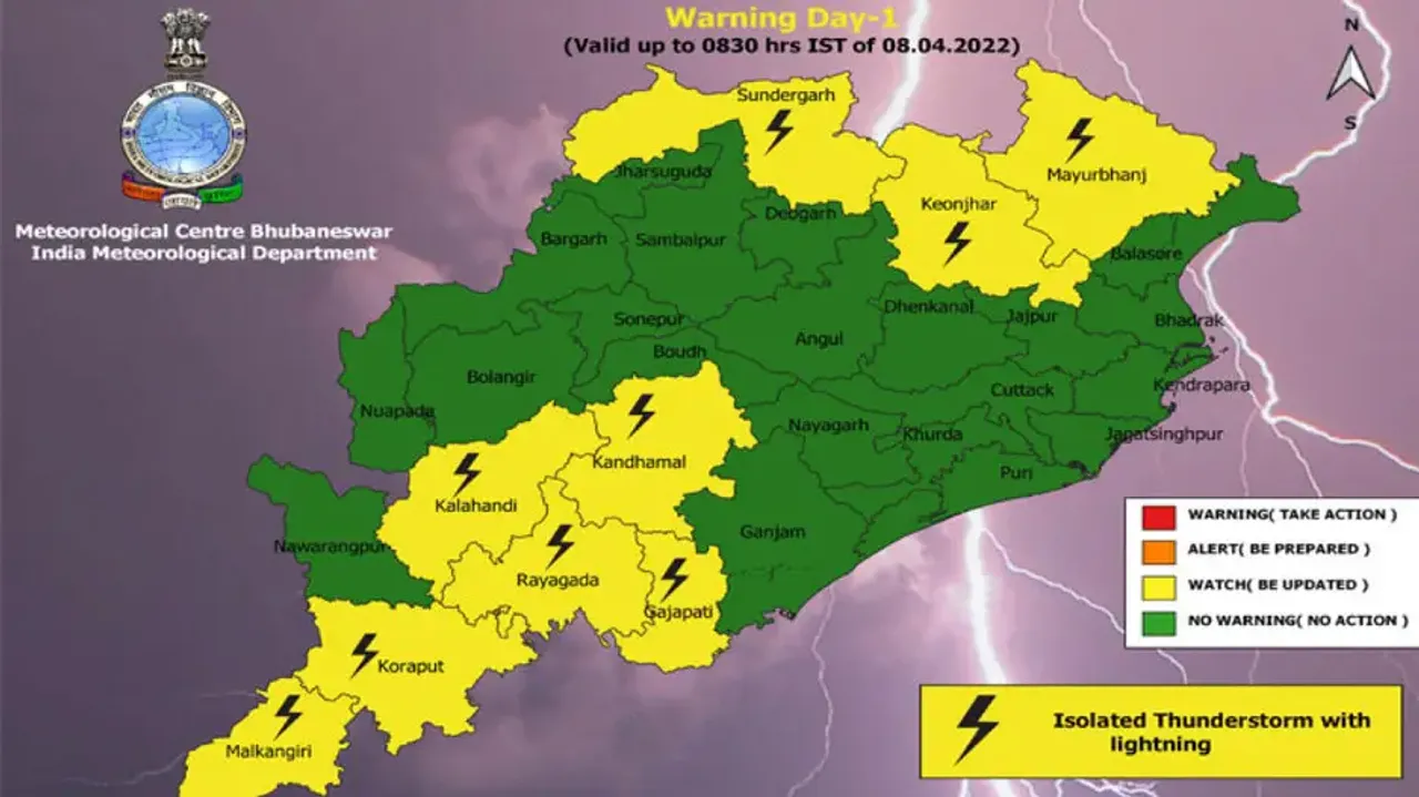 Rain, Thunderstorm Alert For Odisha; Check IMD’s Latest Forecast