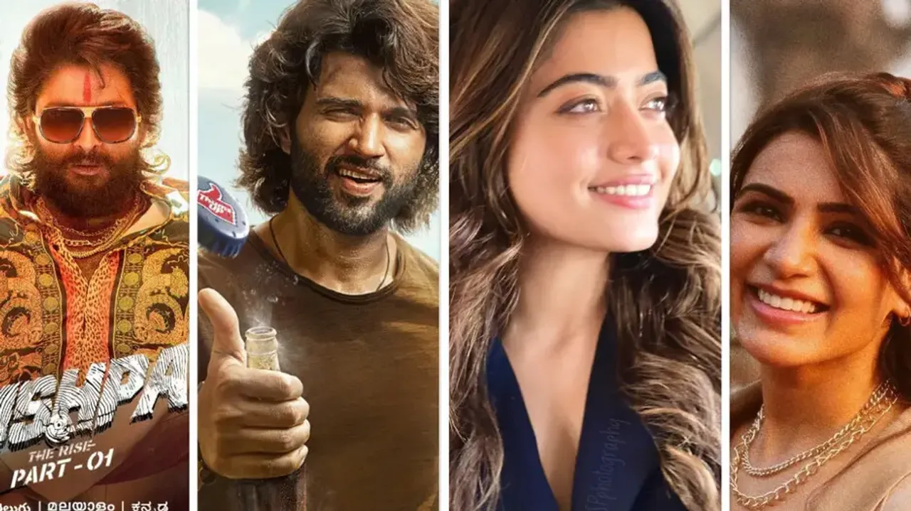 Allu Arjun, Vijay Deverakonda, Rashmika Mandanna, Samantha Ruth Prabhu
