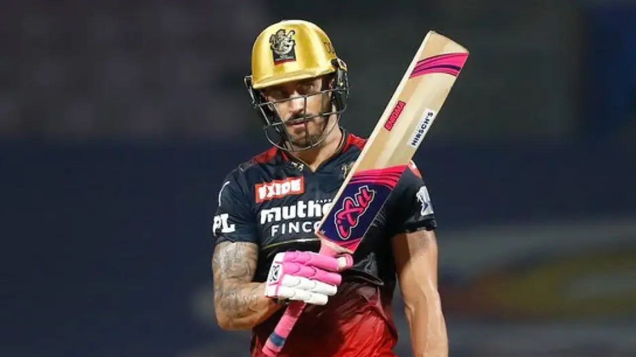 IPL 2022: Skipper Du Plessis' 96 steers RCB to 181/6 against Lucknow