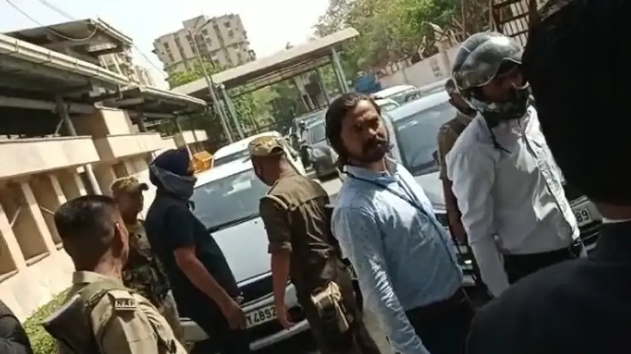 Firing outside Rohini Court