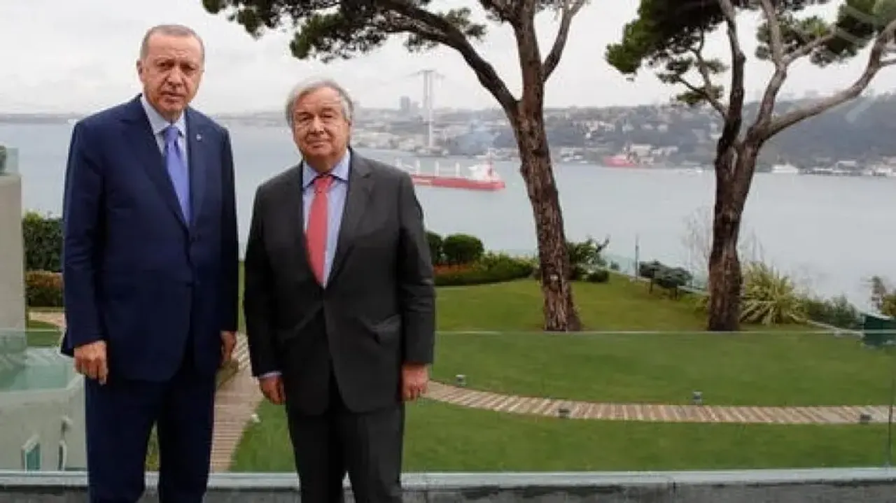 UN chief, Turkish Prez promise to work for peace in Ukraine