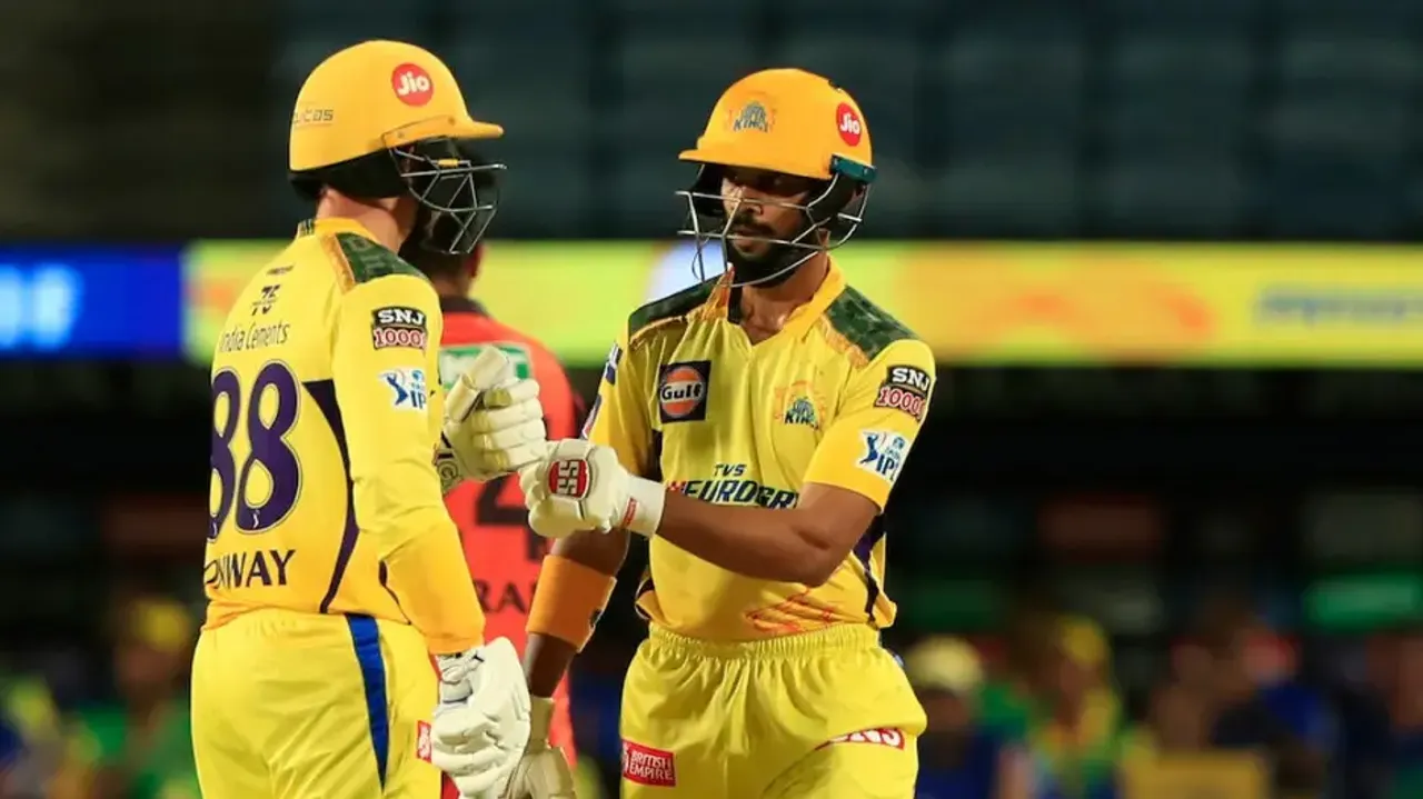 IPL 2022: Gaikwad, Conway fifties propel Chennai Super Kings to massive 202/2