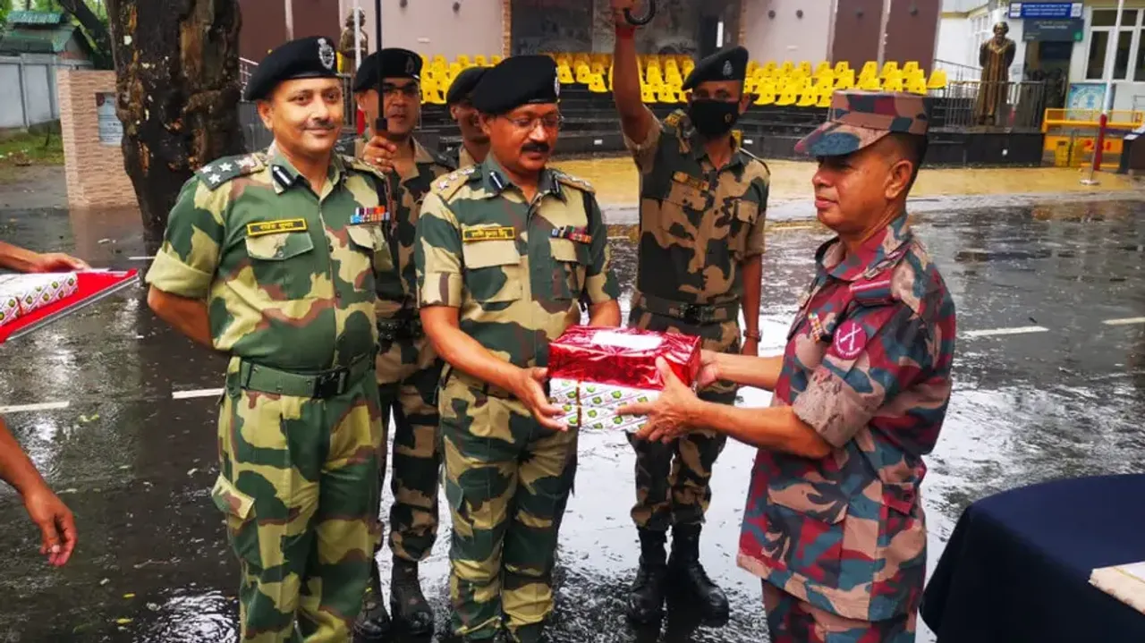 Eid: BSF exchanges sweets with Pak, Bangladesh troops at border