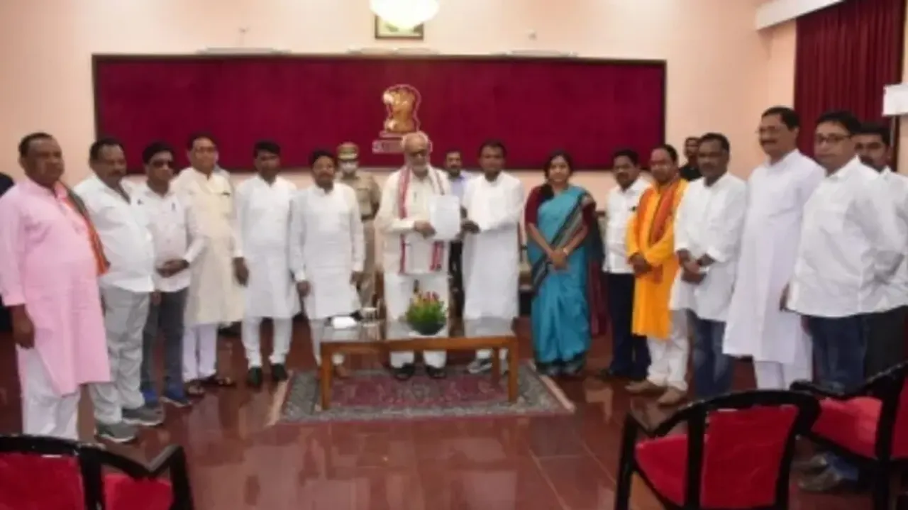 BJP Delegation Meets Governor Ganeshi Lal