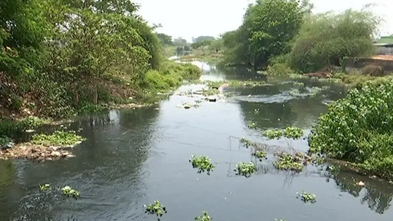 Gangua river in Bhubaneswar struggles for existence 