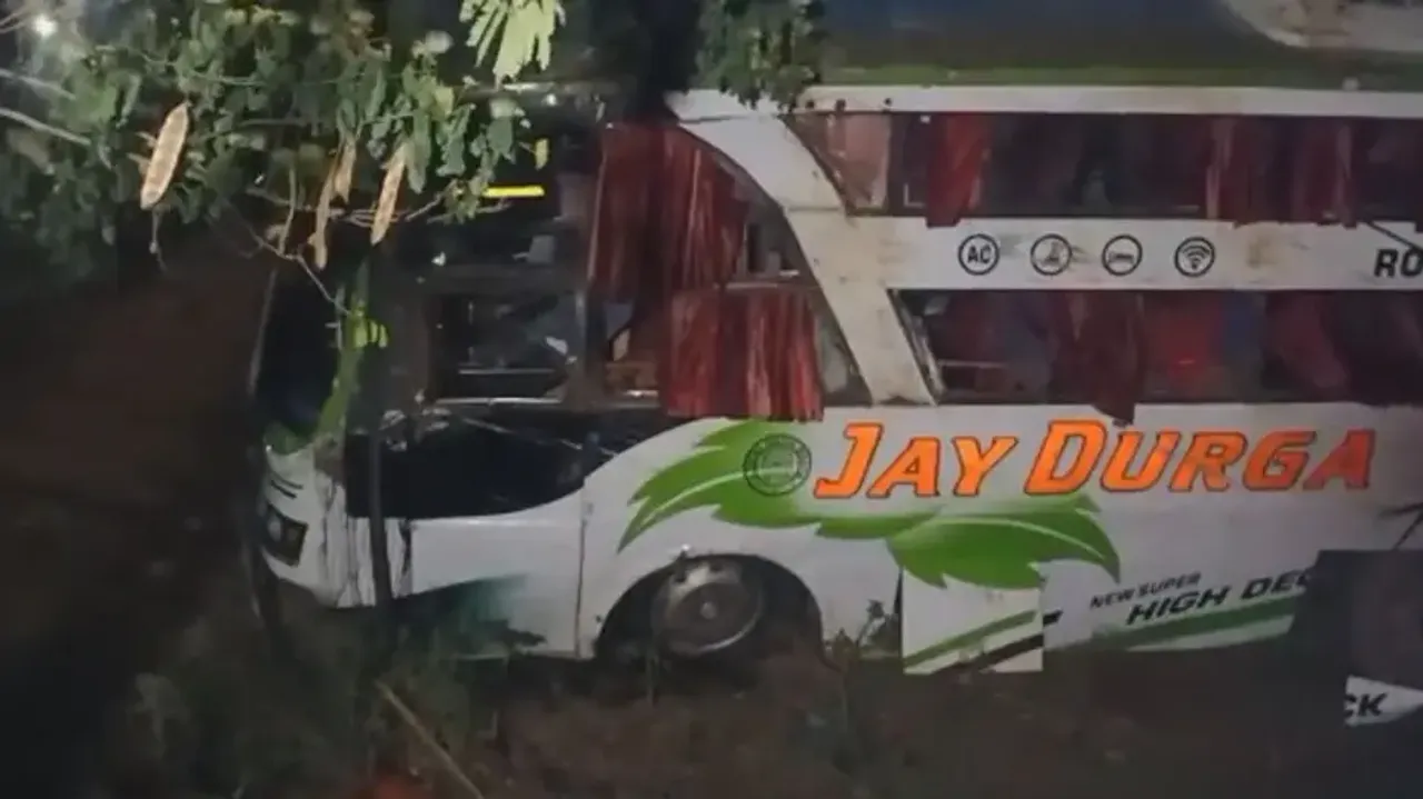 Bus Mishap Near Jajpur
