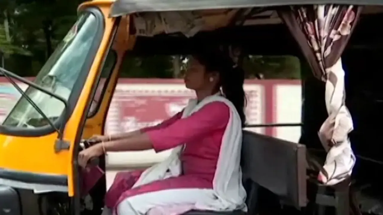 Woman Auto-Rickshaw Driver In Balasore