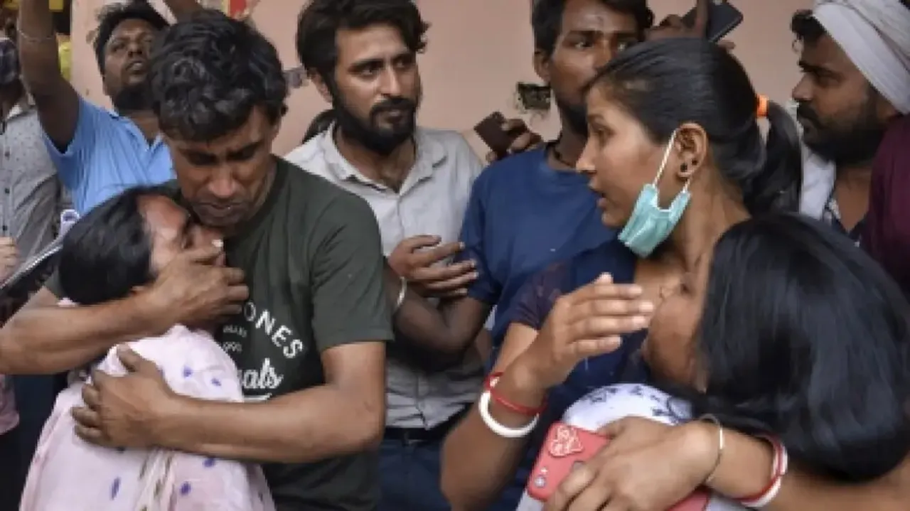 Mundka fire: Tears of kin of missing evoke state of despair and grief