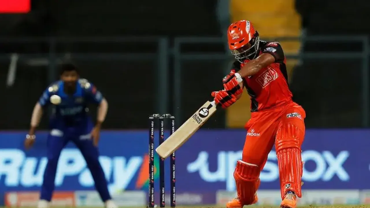 IPL 2022: Tripathi fifty helps Sunrisers Hyderabad post 193/6 against Mumbai Indians