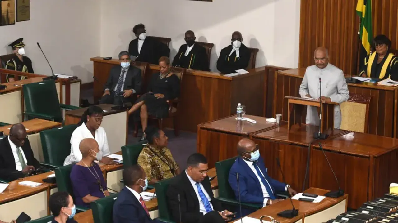 India ready to partner with Jamaica and share its technical skills & expertise: President Kovind