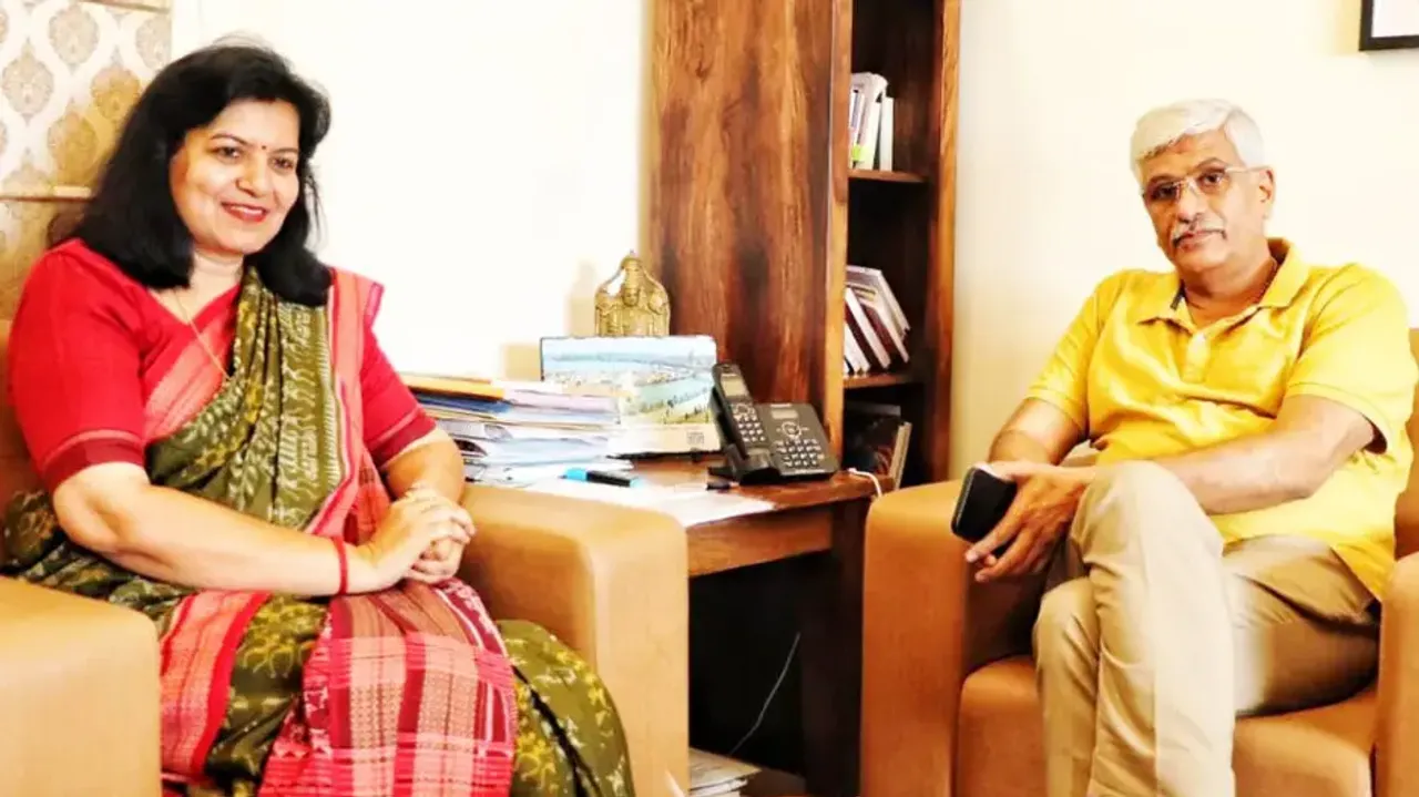 MP Aparajita Sarangi meets Union Jal Shakti Minister, proposes revival of Prachi River