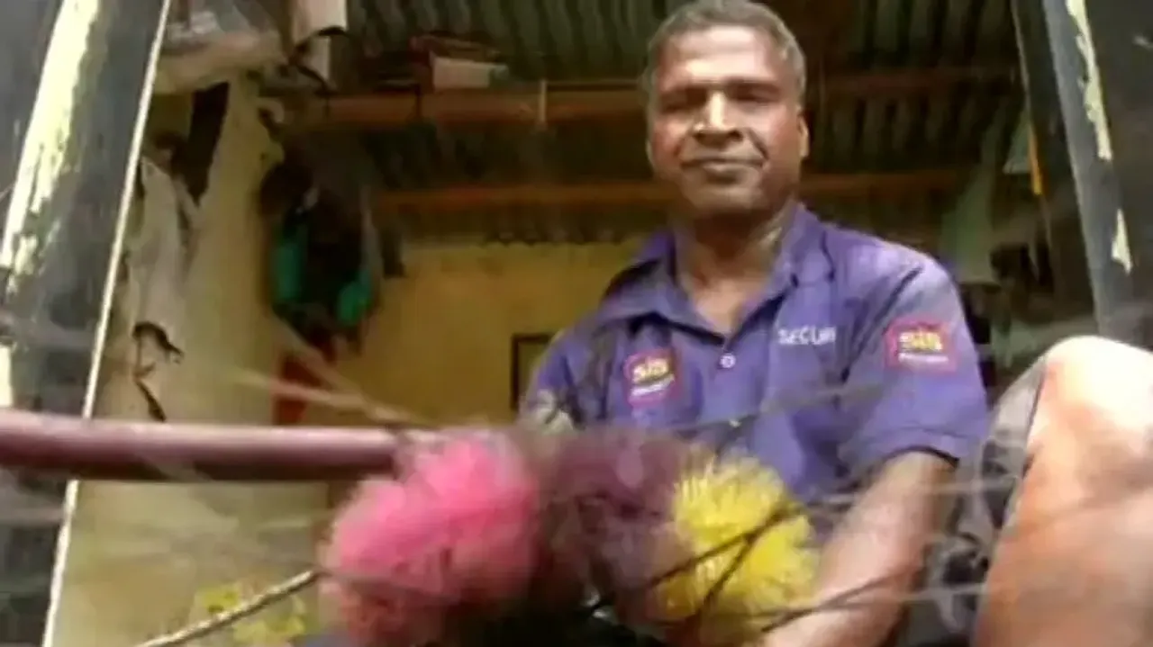 Blind man in Odisha defies 'god's cruelty', stands strong to earn livelihood