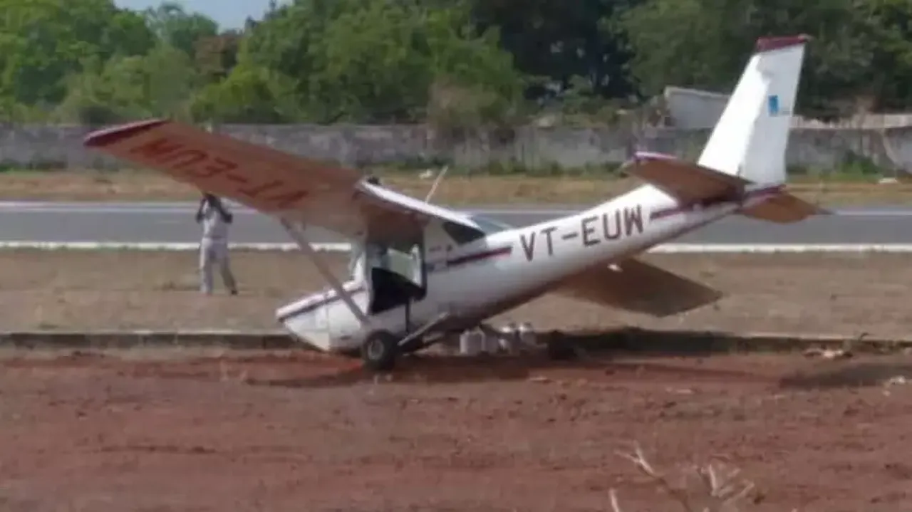 Trainer aircraft crashes in Kamakhyanagar, pilot injured
