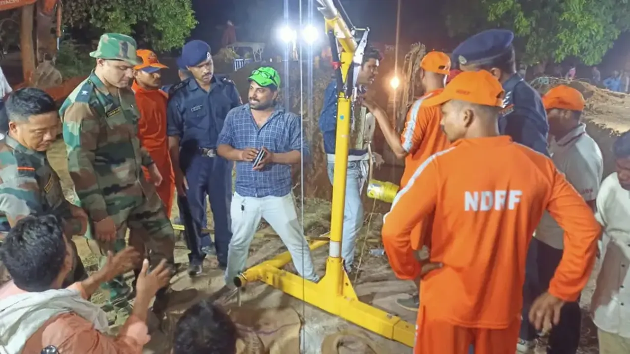 Boy falls into borewell in Chhattisgarh