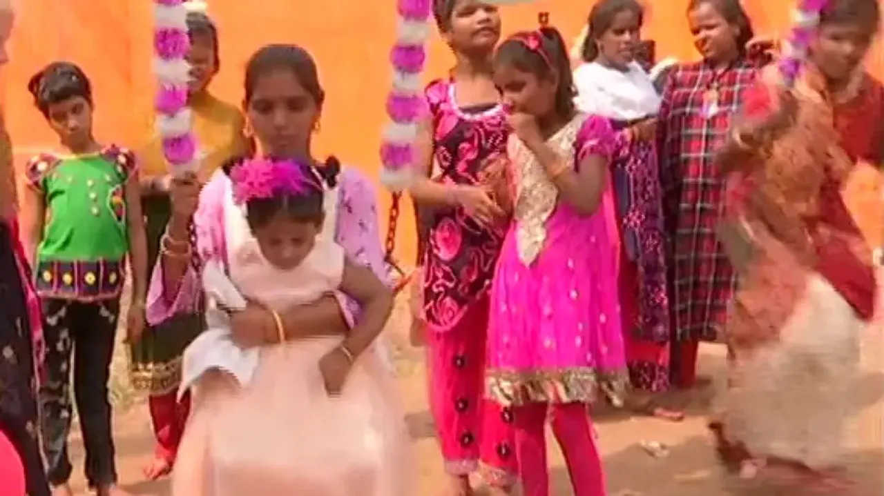 Visually impaired students enjoy Raja to the fullest 