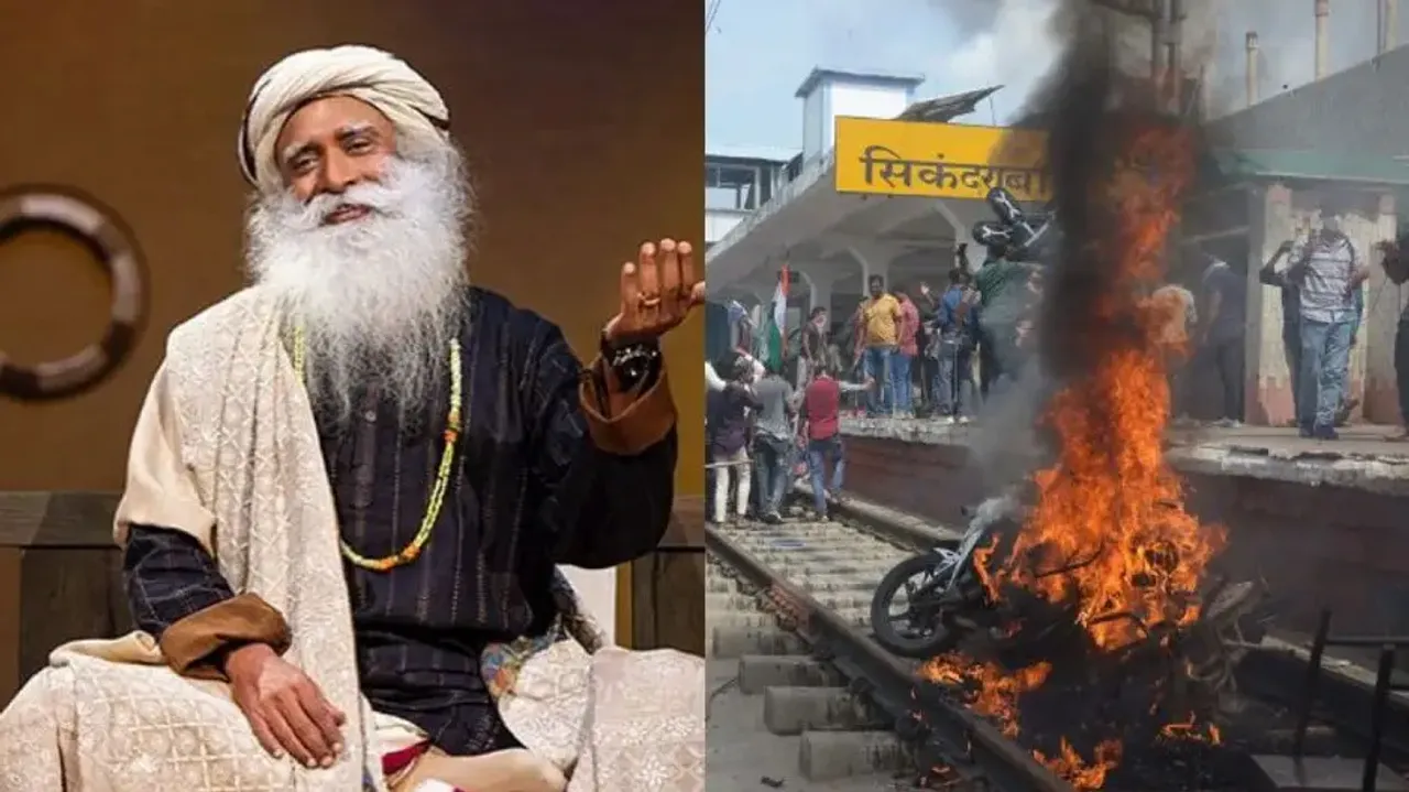 Violent protests against 'Agnipath' scheme 'unacceptable': Sadhguru Jaggi Vasudev