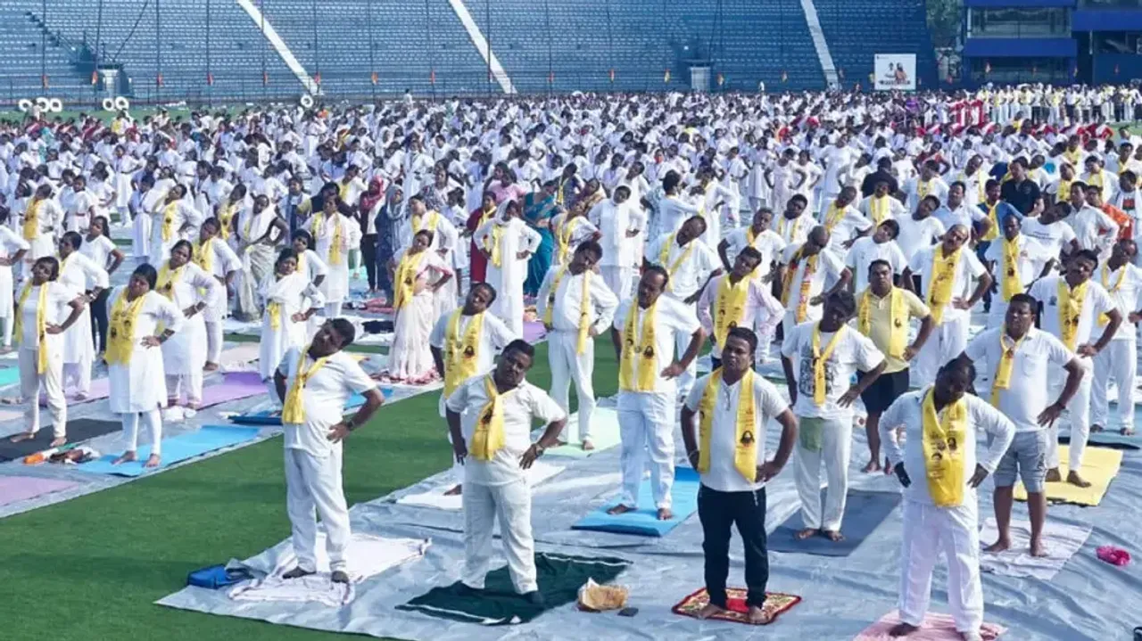 Thousands gather across Odisha to mark International Yoga Day