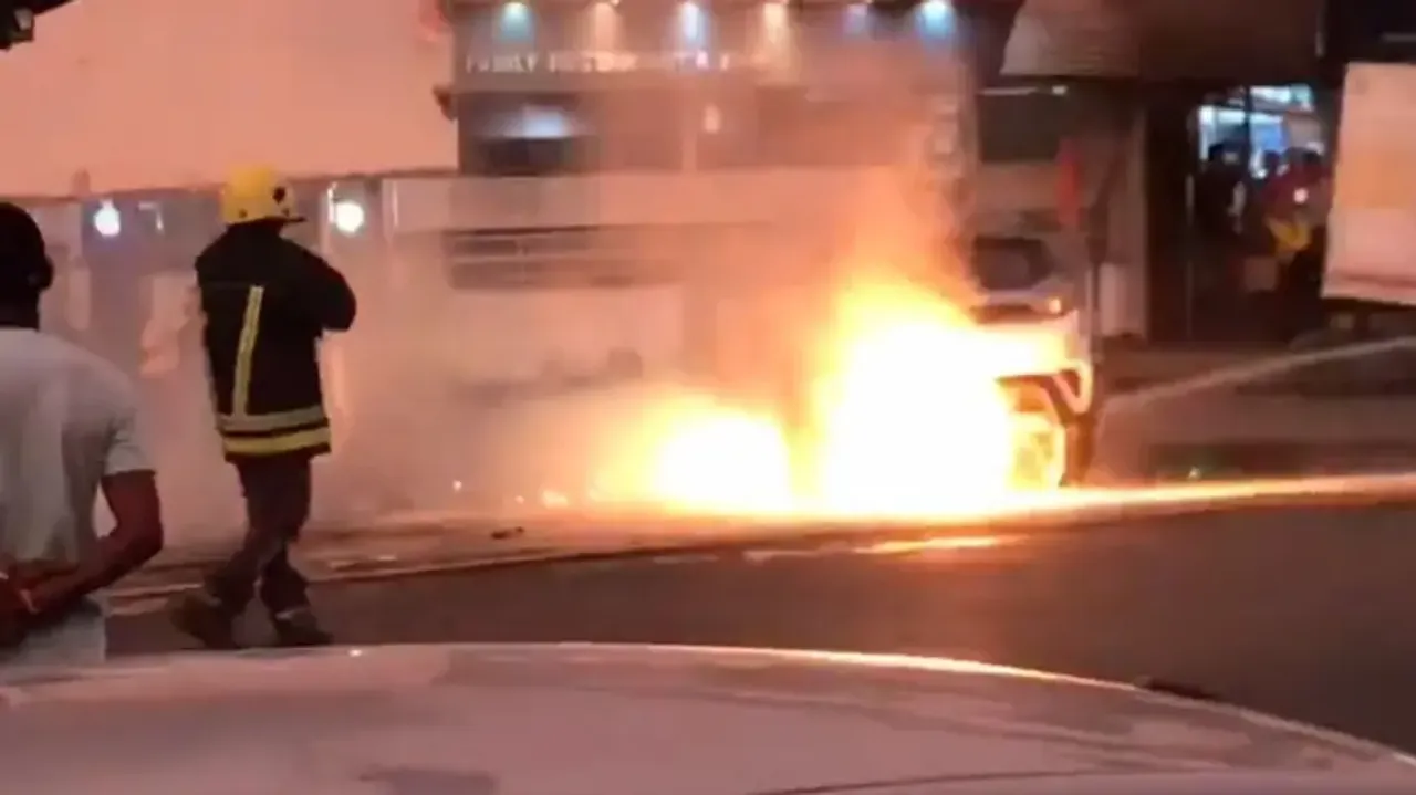 Nexon EV On Fire