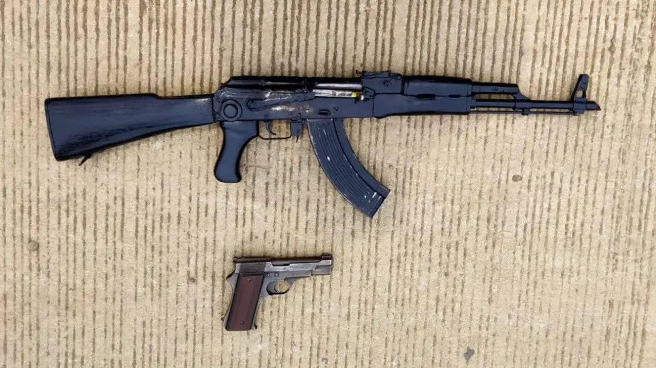 AK 47 recovered from criminal