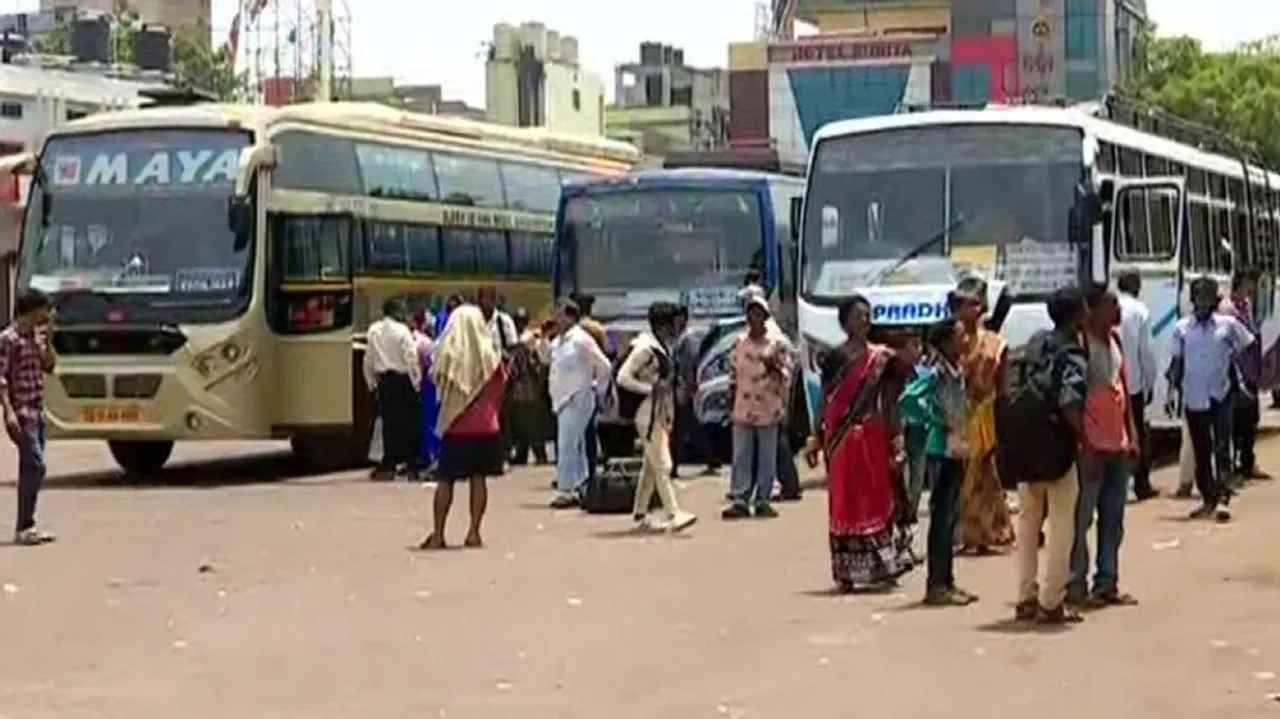 Bus strike in Odisha