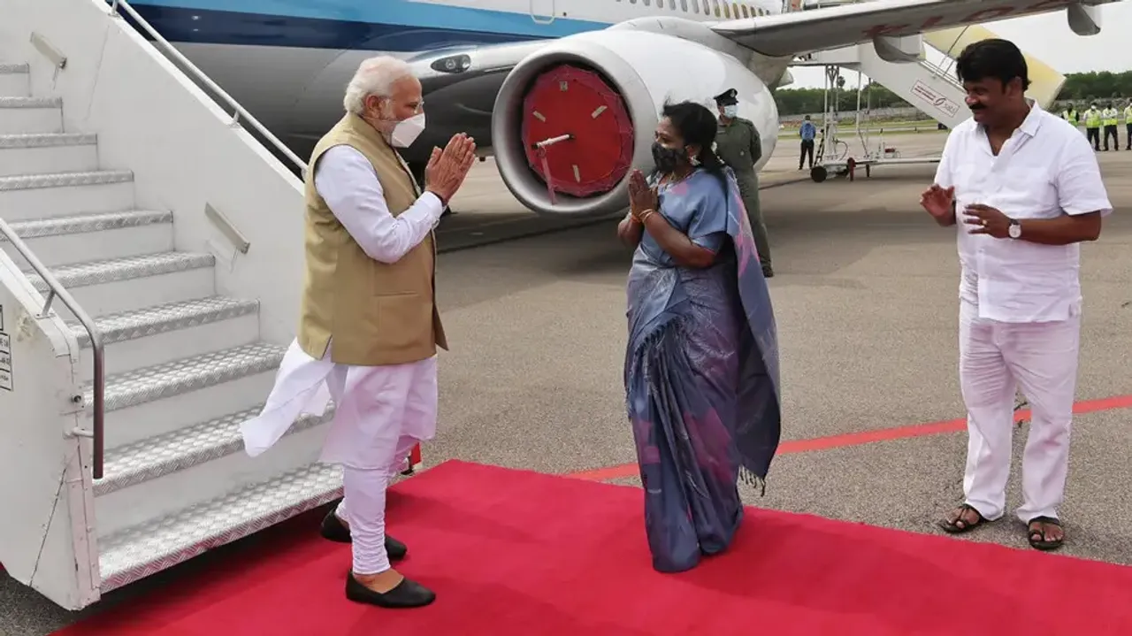 PM Modi reaches Hyderabad to attend BJP national executive
