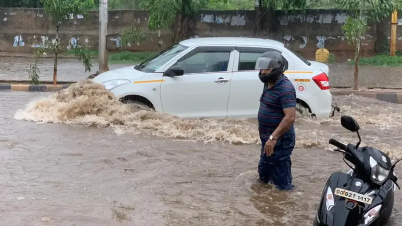Waterlogging in Bhubaneswar