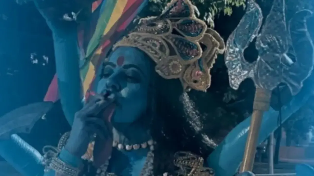 Goddess kali Smoking Cigarette In Documentary Film
