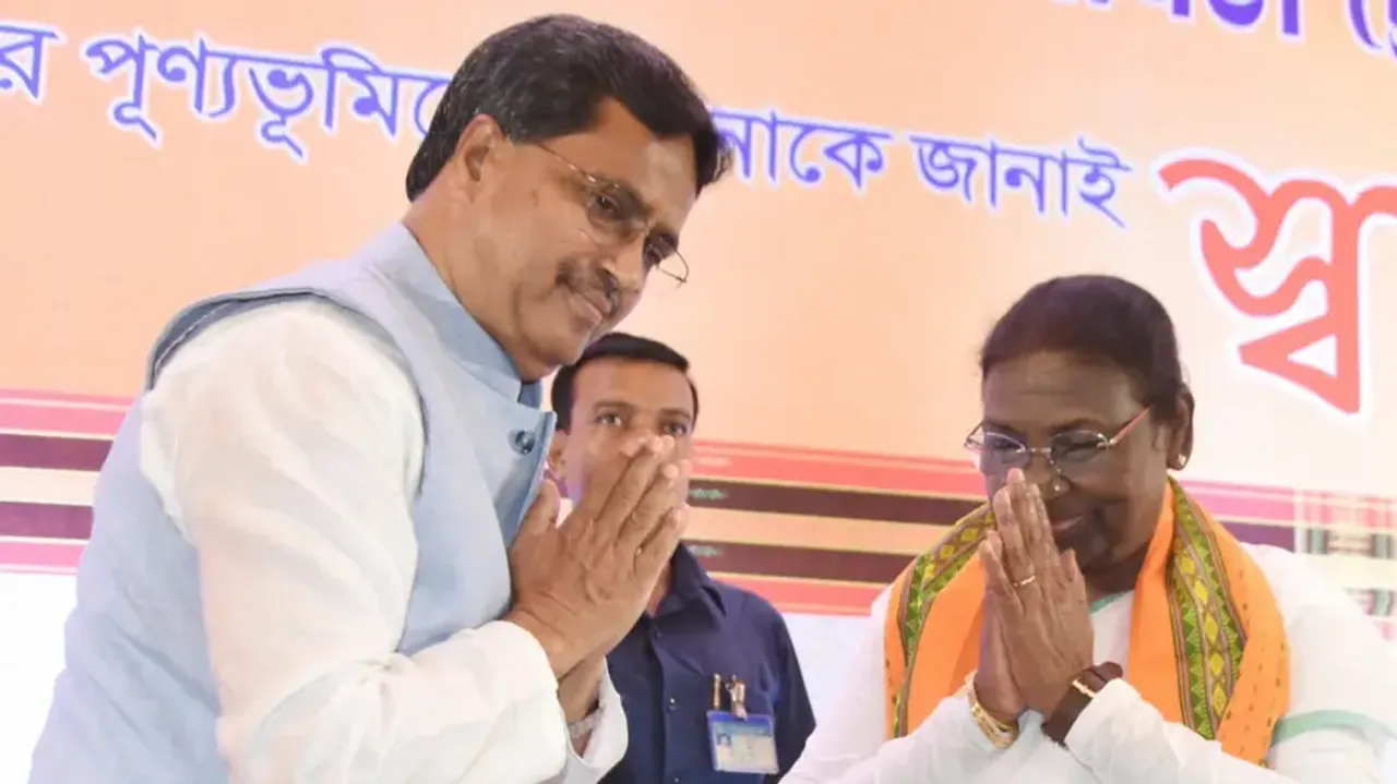 Murmu visits Tripura, seeks support for her Presidential candidature
