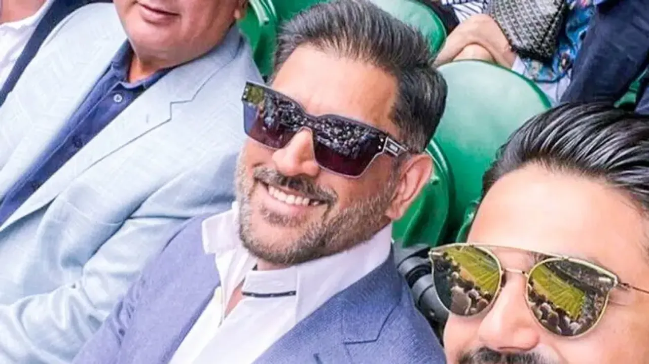Wimbledon: MS Dhoni watches Rafael Nadal’s match, picture goes viral