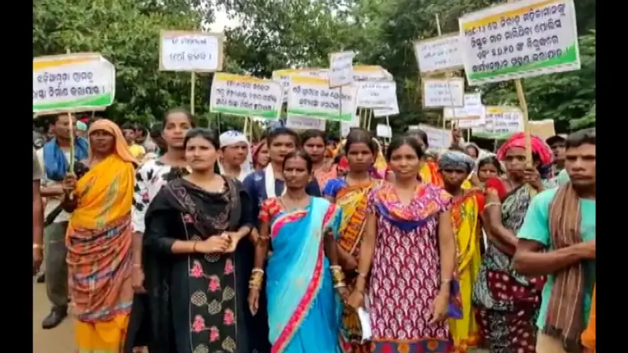Protest over slapping tribal woman