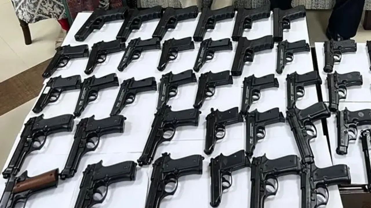 Delhi: 45 hand guns seized from 2 passengers at IGI