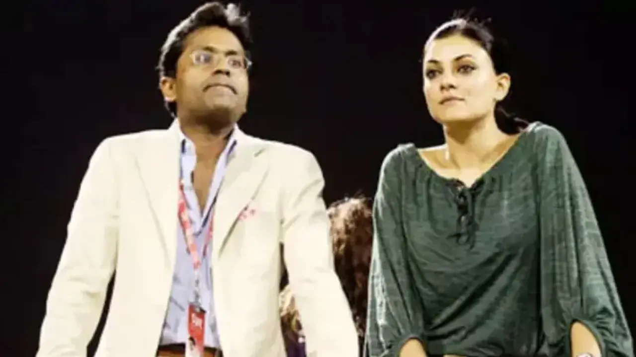 Lalit Modi with Sushmita Sen